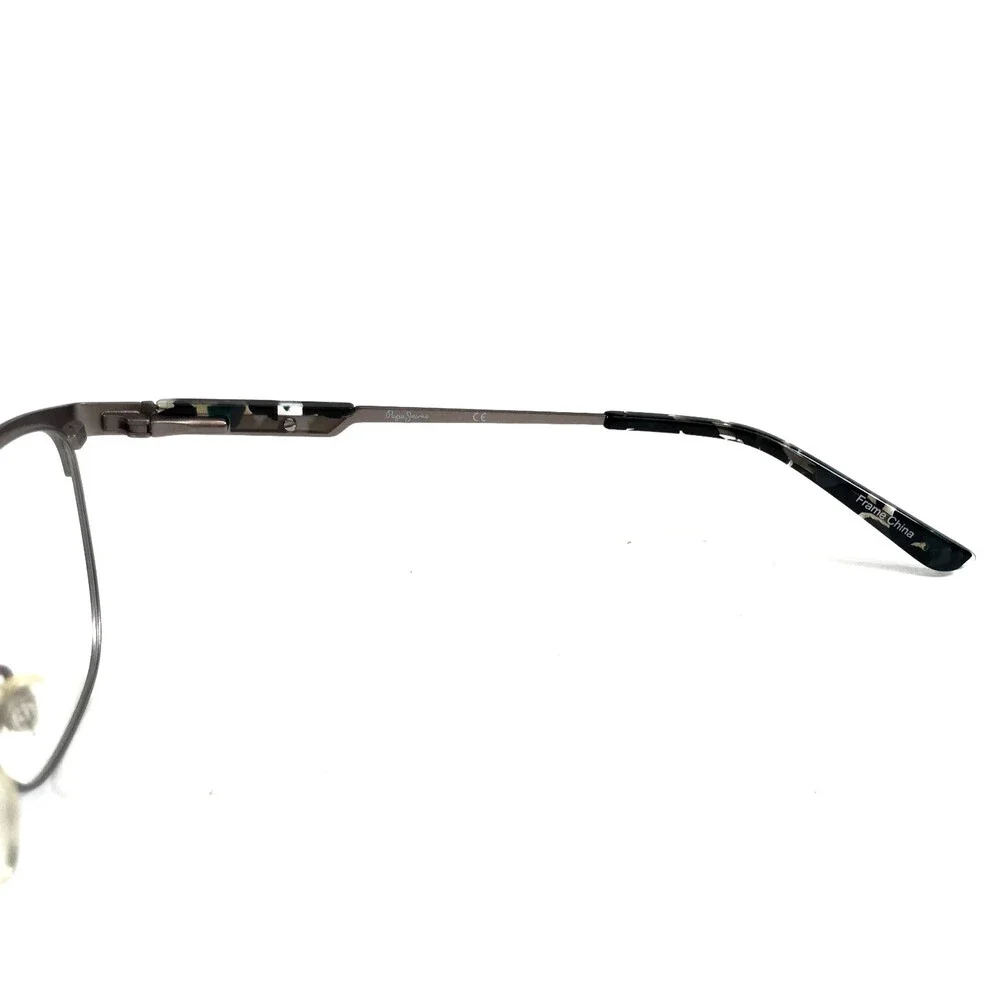 Pepe Jeans Eyeglasses Frames Jeff PJ1302 C2 Gunmetal Square Full Rim 52-17-140